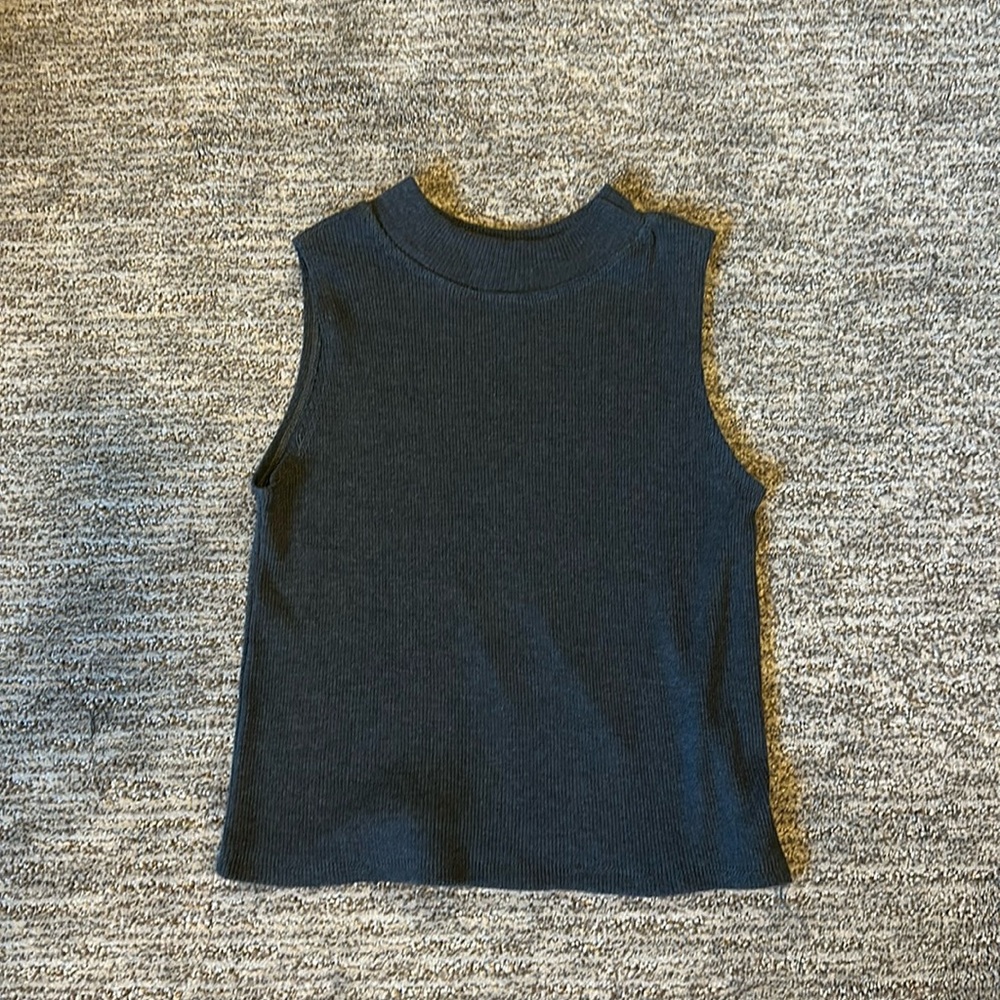 NO BRAND Gray Tank Top